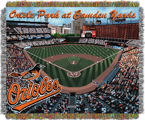 Northwest MLB Orioles Camden Yards Stadium Throw