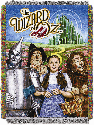 Northwest The Wizard of Oz 60" Tapestry Throws