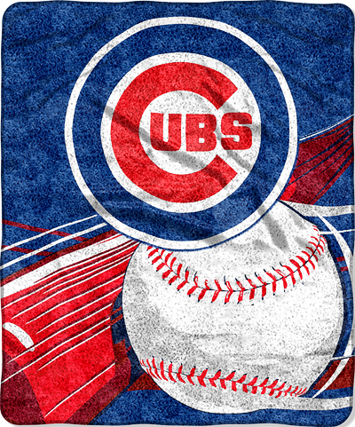 Northwest MLB Chicago Cubs Sherpa Throw