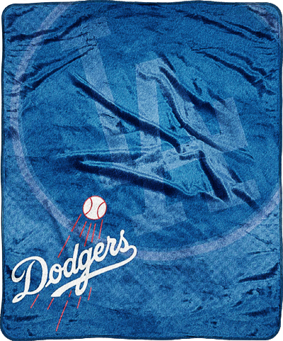 Northwest MLB Los Angeles Dodgers Plush Throw