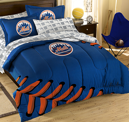 Northwest MLB Mets T/F Embroidered Comforter