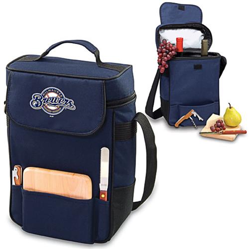 Picnic Time MLB Milwaukee Brewers Duet Wine Tote