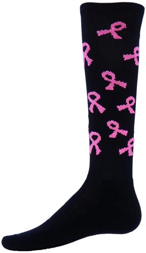 Red Lion Courage Pink Ribbon Performance Socks