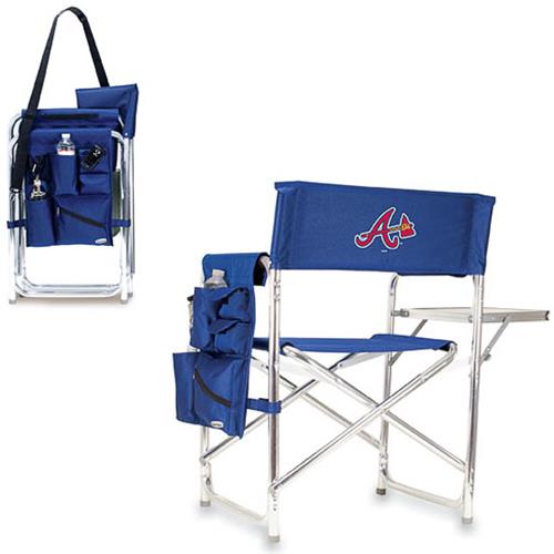 Picnic Time MLB Atlanta Braves Folding Sport Chair