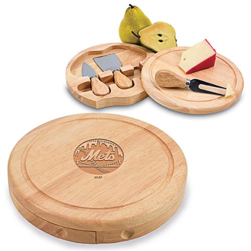 Picnic Time MLB New York Mets Brie Cutting Board