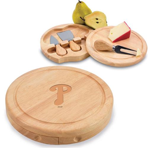 Picnic Time MLB Phillies Brie Cutting Board