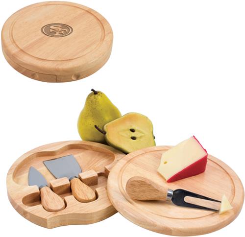 Picnic Time NFL San Francisco 49ers Brie Board
