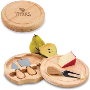 Picnic Time NFL Tennessee Titans Brie Board