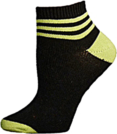 E. G. Smith Recycled Three Stripe Shortie Socks