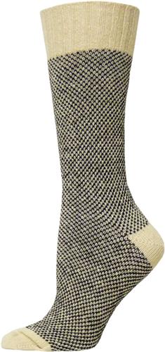 E. G. Smith Womens Hemp Rustic Birdseye Boot Sock