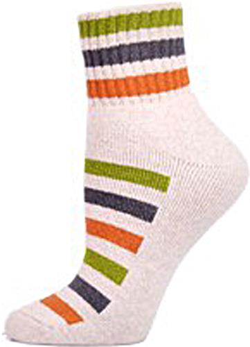 E. G. Smith Recycled Striped Fleece Footie Socks