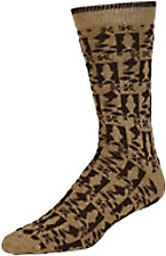 E. G. Smith Mens Recycled Country Fish Crew Socks