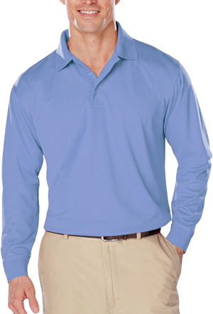 Blue Generation LS Snag Resist Wicking Polo Shirt