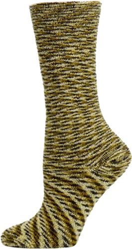 Nouvella Womens Space Dyed Terry Crew Socks