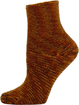 Nouvella Womens Space Dyed Terry Shortie Socks