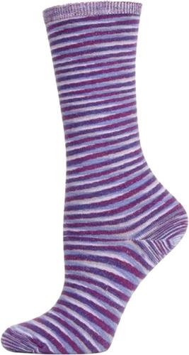 Nouvella Womens Space Dyed Crew Socks
