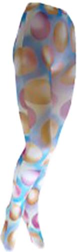 Nouvella Womens Bronze Bauble Sublimated Tights