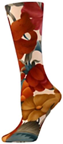 Nouvella Tropical Flowers Sublimated Trouser Socks