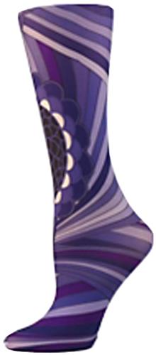 Nouvella Purple Peri Bloom Sublimated Trouser Sock