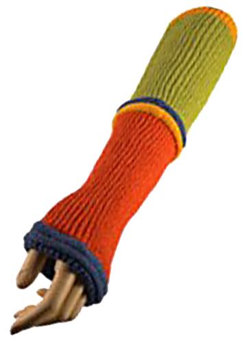 QT Feet Recycled Wonderland Fingerless Gloves