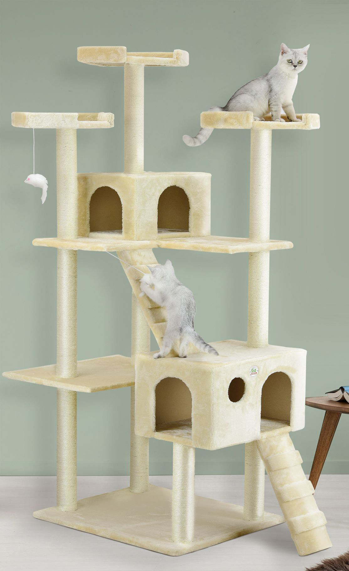 E66959 Go Pet Club 72" Cat Tree Condo