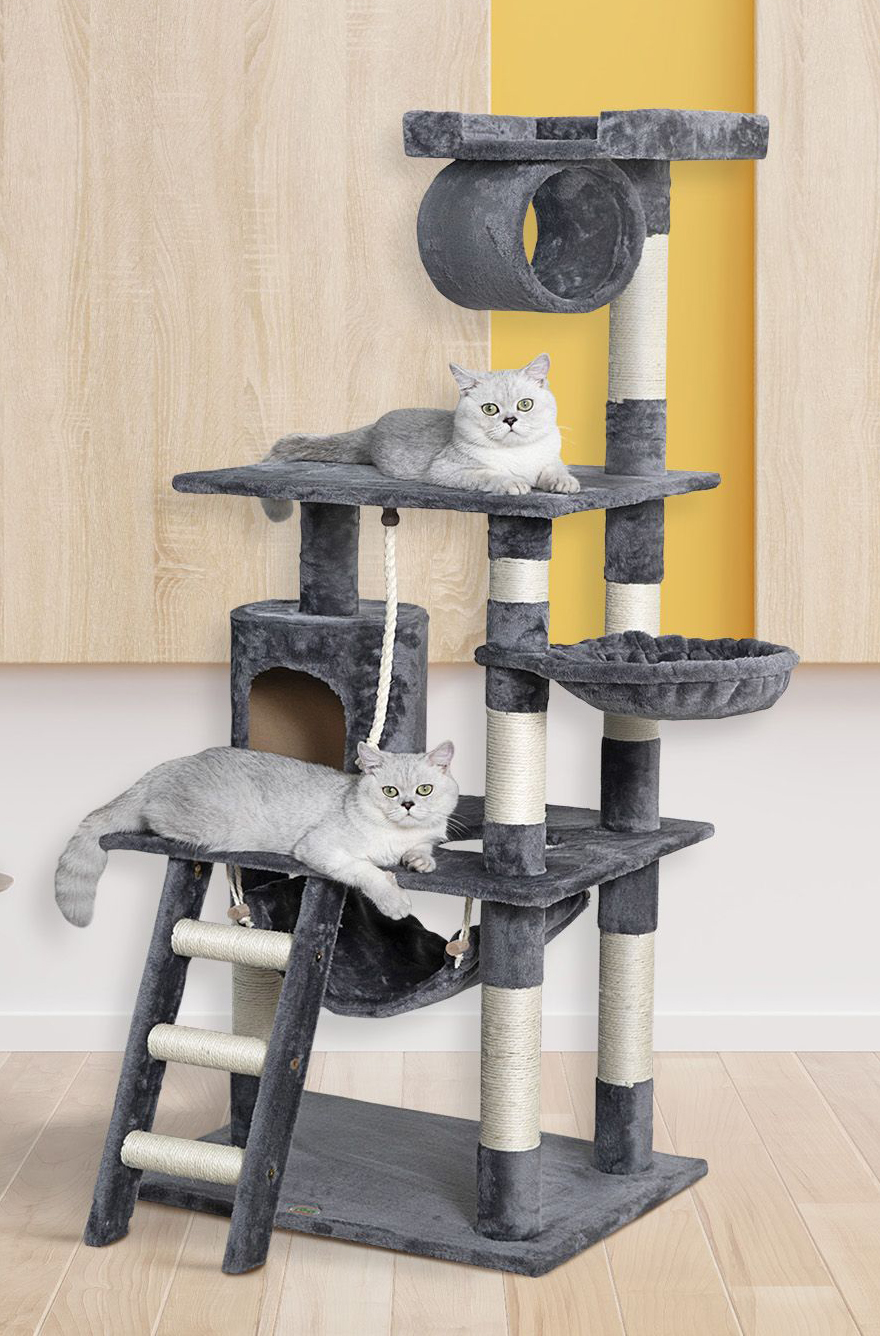 E67001 Go Pet Club 62" Cat Tree Condo Furniture