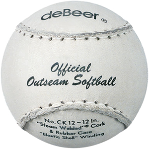 deBeer 12" Official Outseam Softballs CK12