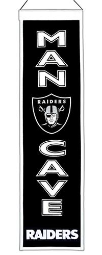 Winning Streak NFL Oakland Raiders Man Cave Banner