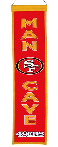 Winning Streak NFL 49ers Man Cave Banner