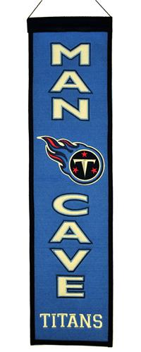 Winning Streak NFL Tennessee Titan Man Cave Banner