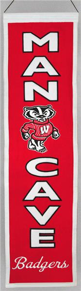Winning Streak NCAA Wisconsin Man Cave Banner