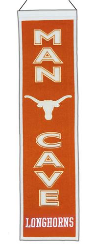 Winning Streak NCAA Texas Longhorn Man Cave Banner