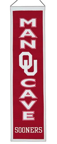 Winning Streak NCAA Oklahoma Man Cave Banner
