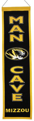 Winning Streak NCAA Missouri Tiger Man Cave Banner