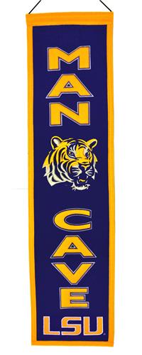 Winning Streak NCAA LSU Man Cave Banner