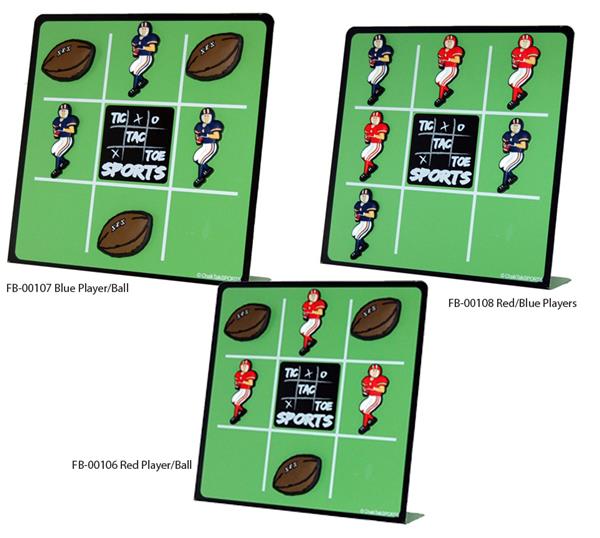 Football Magnetic Tic Tac Toe Game 3 Styles Gifts