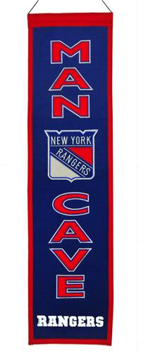 Winning Streak NHL New York Ranger Man Cave Banner