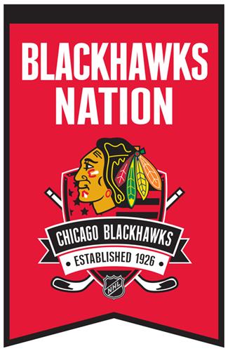 Winning Streak NHL Blackhawks Fan Nations Banner