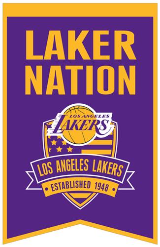 Winning Streak NBA LA Lakers Fan Nations Banner
