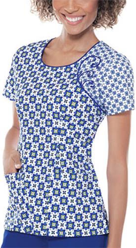 Baby Phat Next Dimension Scoop Neck Scrub Top. Embroidery is available on this item.