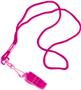 Tandem Sport Pink Pea-less Whistle and Lanyard