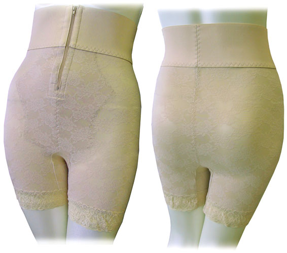 Lace Waist Cincher Long Leg Panty Girdle-Closeout