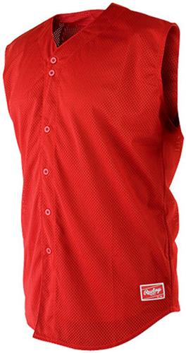 Rawlings Sleeveless Mesh Baseball Jersey RSJ167. Decorated in seven days or less.