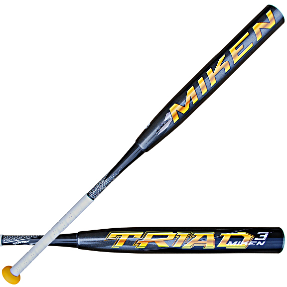 2013 Miken Triad 3 Maxload 28 oz Batte de softball STRIMA ASA Slowpitch