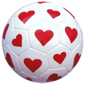 Red Lion Hearts Soccer Balls (sizes 3,4,5)