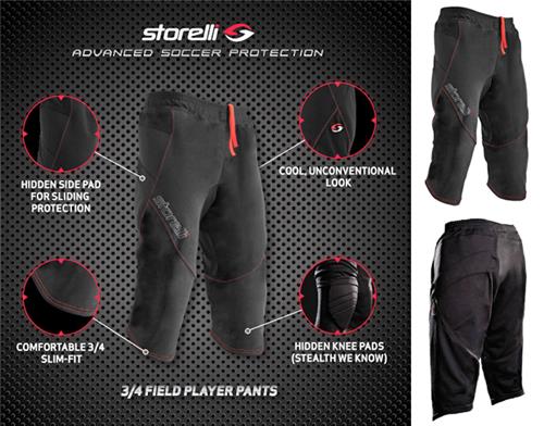 Storelli BodyShield Field Soccer Player 3/4 Pants