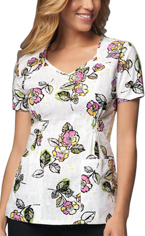 Cherokee Runway Womens V-Neck Scrub Top. Embroidery is available on this item.