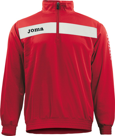 Joma Academy 1/4 Zip Polyester Sweatshirt Jacket. Decorated in seven days or less.