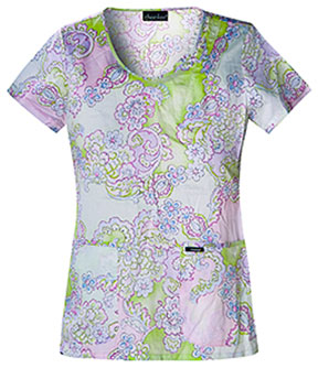 Cherokee Runway Womens Scoop Neck Tunic Scrub Top. Embroidery is available on this item.