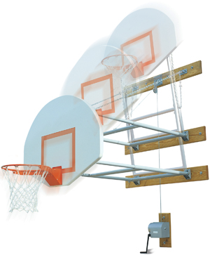 Bison Swing Up Side Court Wall Mount Structure Pkg